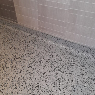 Case Study – Resin Flake Bathroom Floor